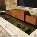 Fioriere in acciaio corten prefabbricato