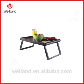 Folding Breakfast Tray With Built-In Handles