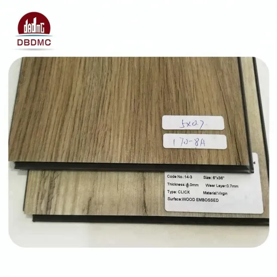 High Quality SPC Click Flooring anti bacterial fireproof vinyl pvc floor