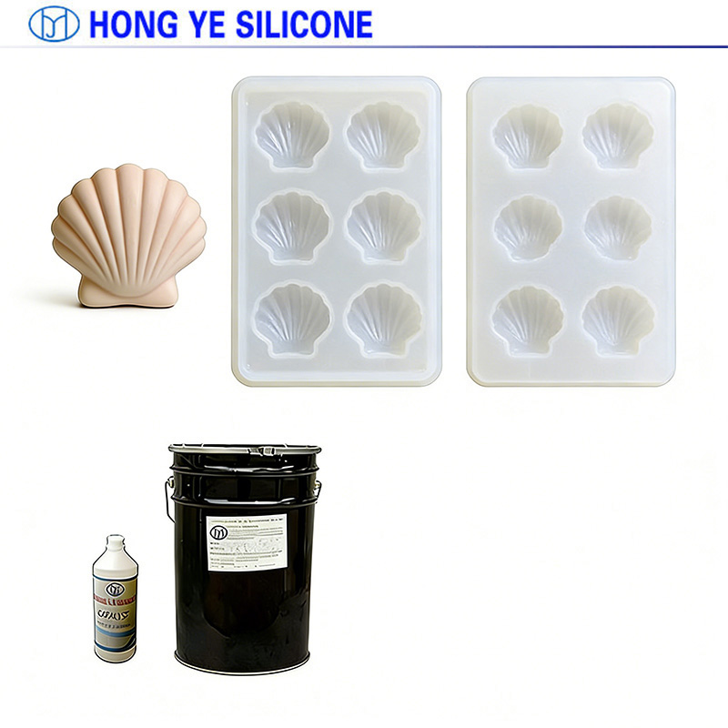 Condensation curing silicone mold rubber