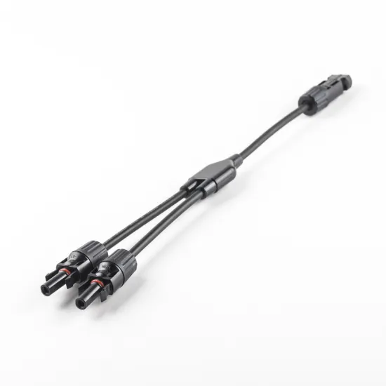 2 Male to Female PV Solar MC Connector Y-Branch Extension Cable for Solar Panels