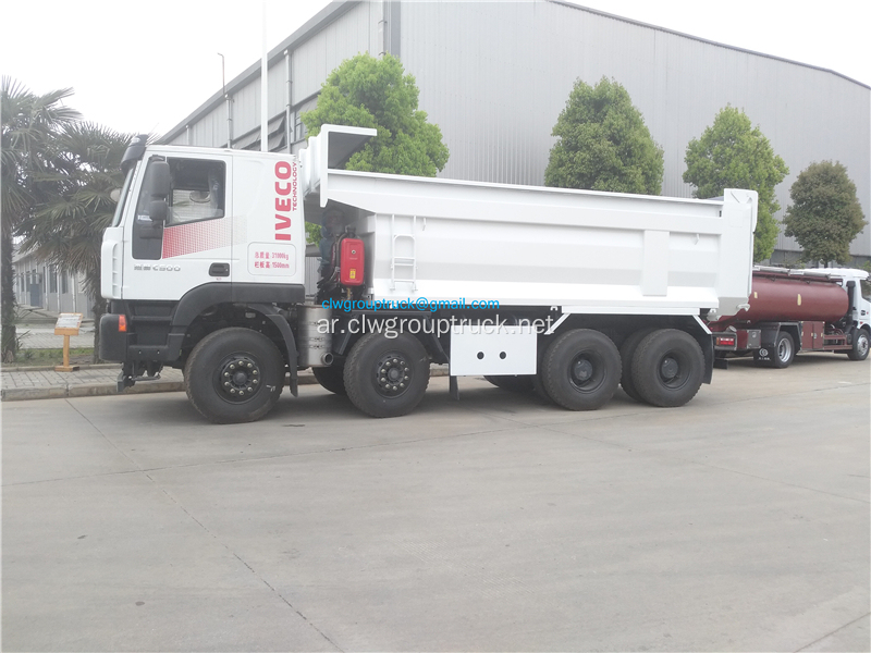 Saic hongyan 8x4 heavy dumper