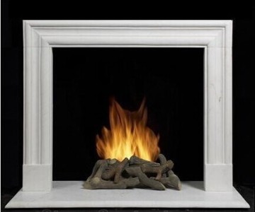 White Marble Fireplace with Factory Price