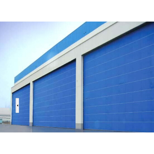 Exterior and Interior Flexible Fabric Hangar Gate