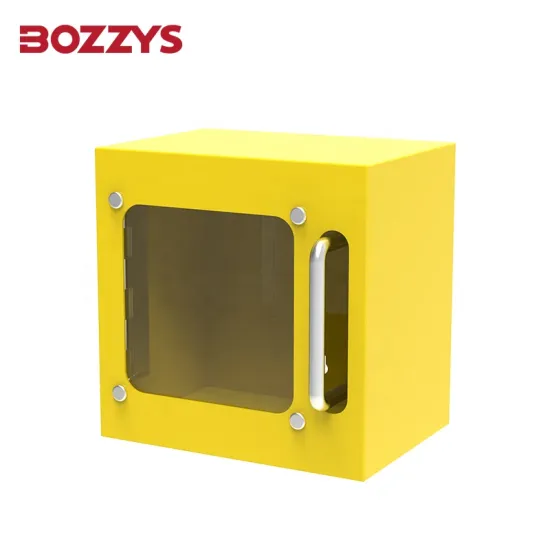 Loto Multifunction Mini Safety Group Lockout Station Box (140x140x100MM) for Item Storage and Management