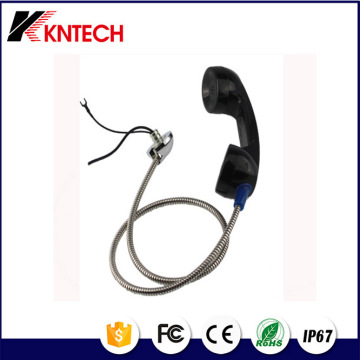 Vandal-Resistant Telephone Handset Receiver with 70cm Metal Armoured Cord Handset