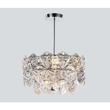 Dining table chandelier glass pendant lights (KAM020X-6)