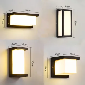 Waterproof LED Outdoor Wall Lamp for Patio and Walls