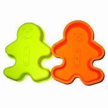Silikon Kuchen Formen in verschiedenen Farben, Muster angepasst werden akzeptiert, SGS zertifiziert