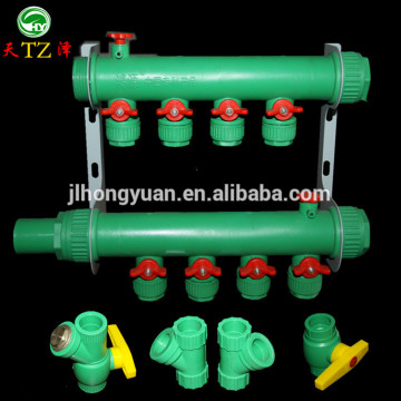 New technology hot water radiant heating manifold of underfloor heating system