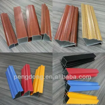 Full series Kitchen Cabinet Aluminum Profile with wood color and powder coated color for Libya