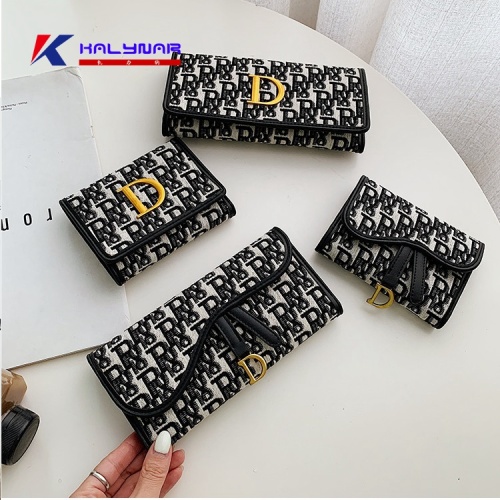 2023 Fashion Designer Canvas Wallet for Women