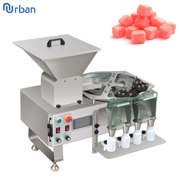 Four Heads Semi-Automatic Pill Counter Tablet Bottling Machine
