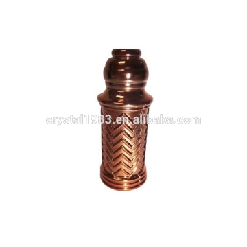 Golden lady perfume glass bottle for cosmetic packing use
