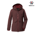 Parka funcional feminina com capuz