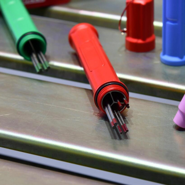 Magnetic Tungsten Electrode Storage Canister for Welding