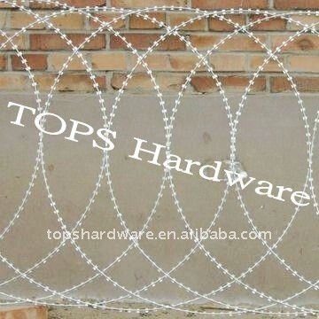 razor barbed wire with clips (manufacturer)