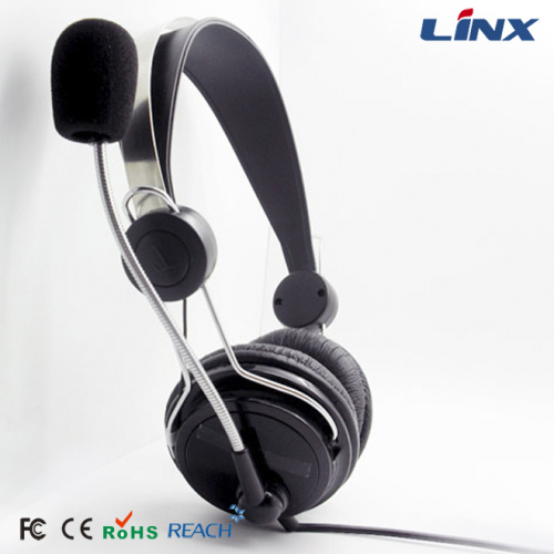 USB headphone with microphone for computer PC
