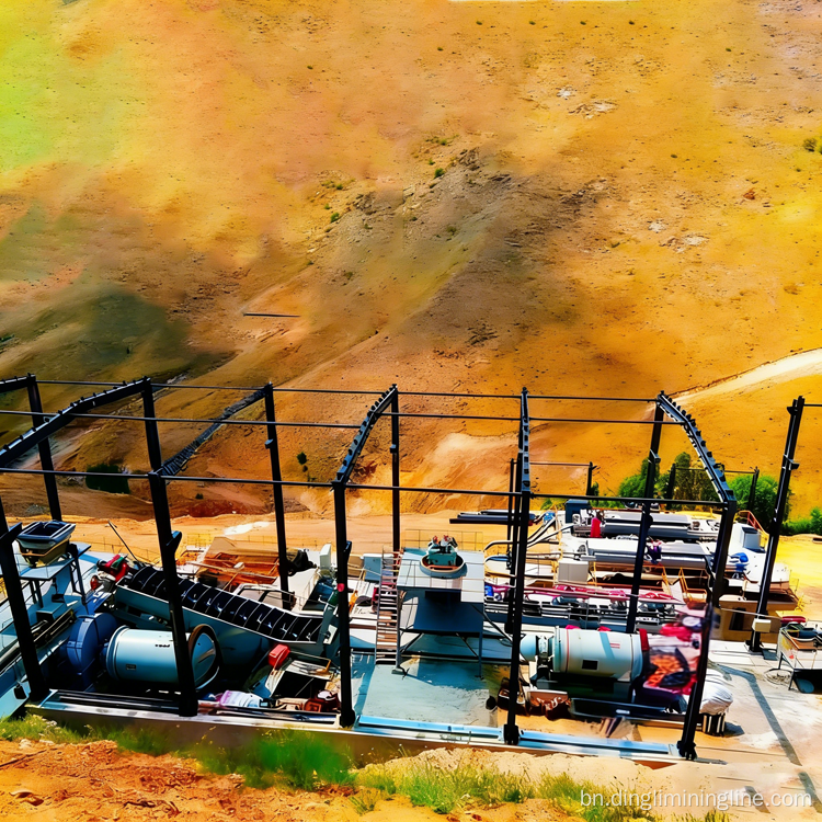 উচ্চ ক্ষমতা স্বর্ণ আকরিক প্রক্রিয়াকরণ লাইন 300t/h