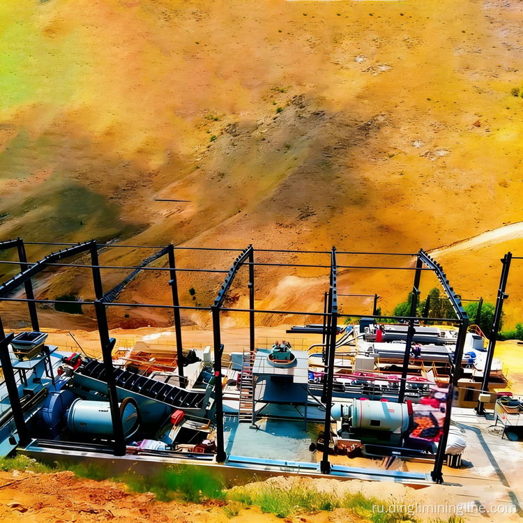 Линия по переработке золотой руды высокой производительности 300 т/ч