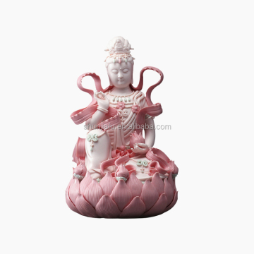 Hot Sale Porcelain Religious Crafts: Artificial Guanyin Buddha Statue