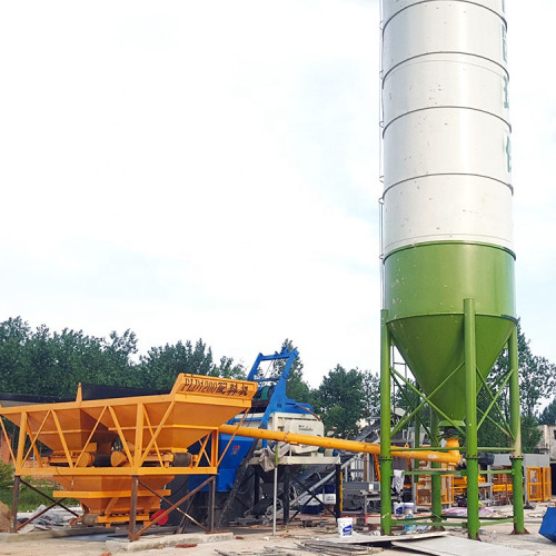 Équipement spécial de type saut pour une mini usine en béton