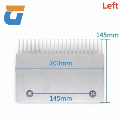 Universal XAA453AV Elevator Accessories: Kone, Otis Combi Plate in Aluminum Alloy with 22 Teeth for Kone and Xizi Escalators