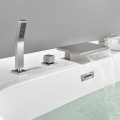 Deck Mounted Bathtub Waterfall Spout Mixer Tap