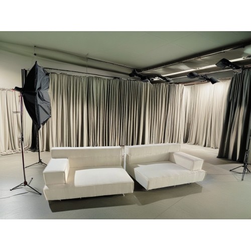 Modern Minimalist Decor Beige Modular Small Lounge Sofa