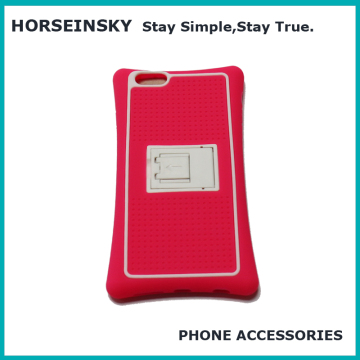 2017 new silicone shockproof kickstand led phone case for iphone 7 case