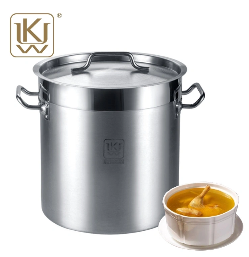 Deep and thickened stainless steel soup pot