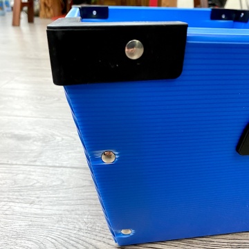 Blaue PP-Wellkunststoff-Aufbewahrungsbox
