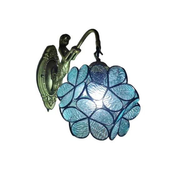 Color Glass Hand-Welded Lampshades: Tiffany Style Wall Lamps - Factory Wholesale Direct Sales