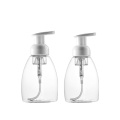 wholesale customized color 250ml 300ml plastic foaming cap pump pcr pet bottle lash cleanser