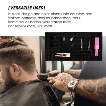 Salon Tool Rubber Barber Station Mat For Clippers