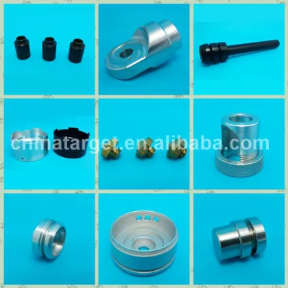 lathe work brass piece cnc broach machine