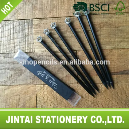 Golden Metal Crown pencil