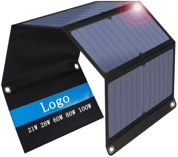 Foldable Solar Panel Pack: 21W/28W Solar Cell with USB Output - Portable Folding Solar Charger