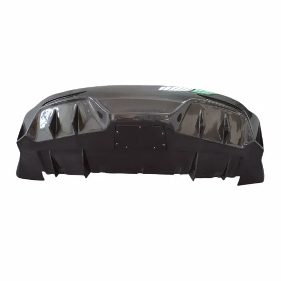 RZ style 3K carbon fiber rear diffuser for Tesla Model X wide body kit front bumper edge side skirts wheel arches