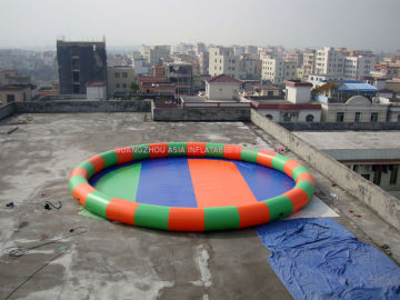 En 14960 Certificate 0.9mm Pvc Good Hydrolytic Resistance Inflatable Swimming Pools