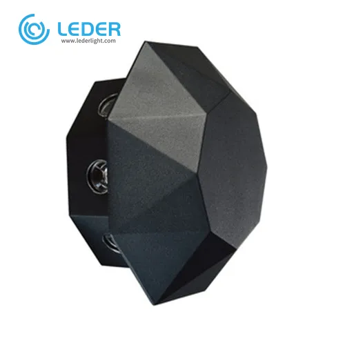 LEDER All Black Smart LED Outdoor Wall Light
