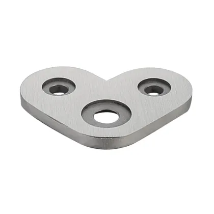 Precision casting wall mounted stair handrail support