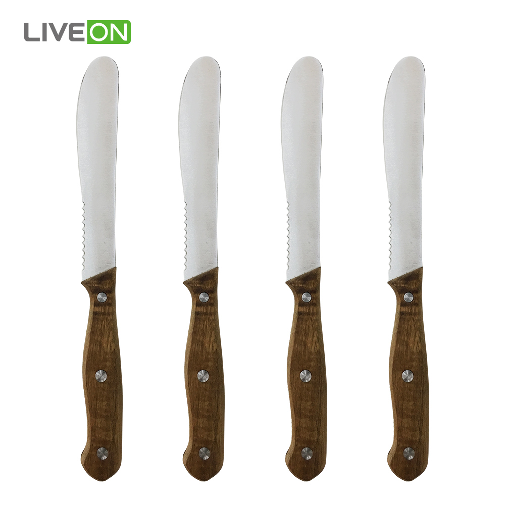 Four Piece Burger Knife Set