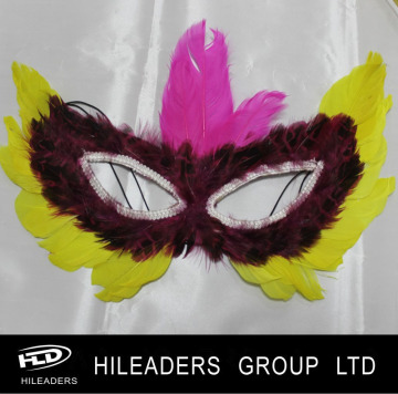 Rt420 Wholesale Carnival or Party Feather Mask