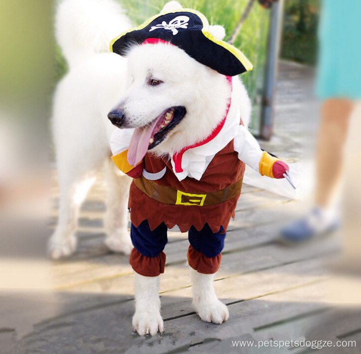 The Pirate Captain Design Warm Pet Clothing