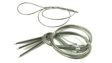 stainless steel vegetable rope BBQ skewer