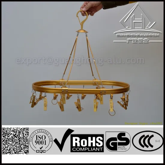 Aluminumclothes hanger rack