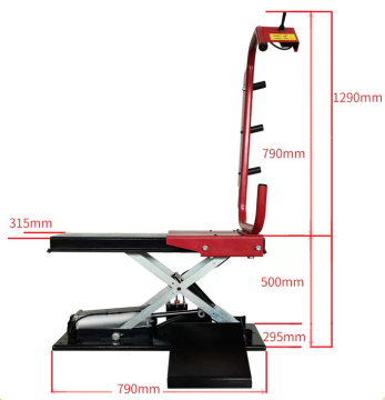 Levante de rueda neumática para equilibrador de neumáticos