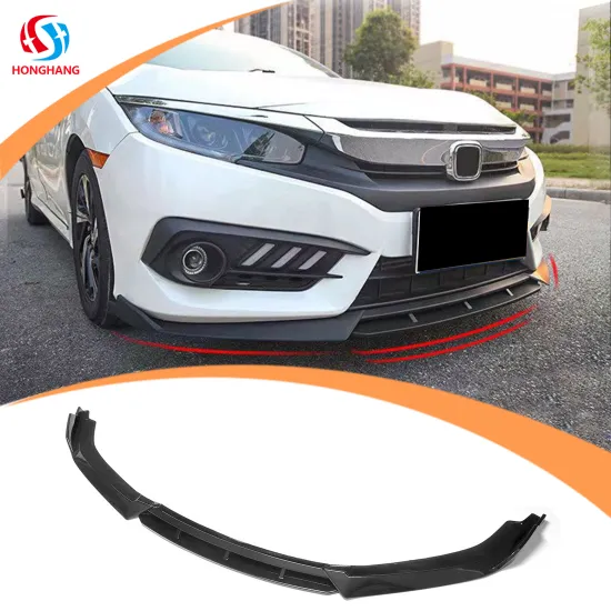 Honghang Manufacture Honda CIVIC 2016-2019 Front Bumper Lip Splitter
