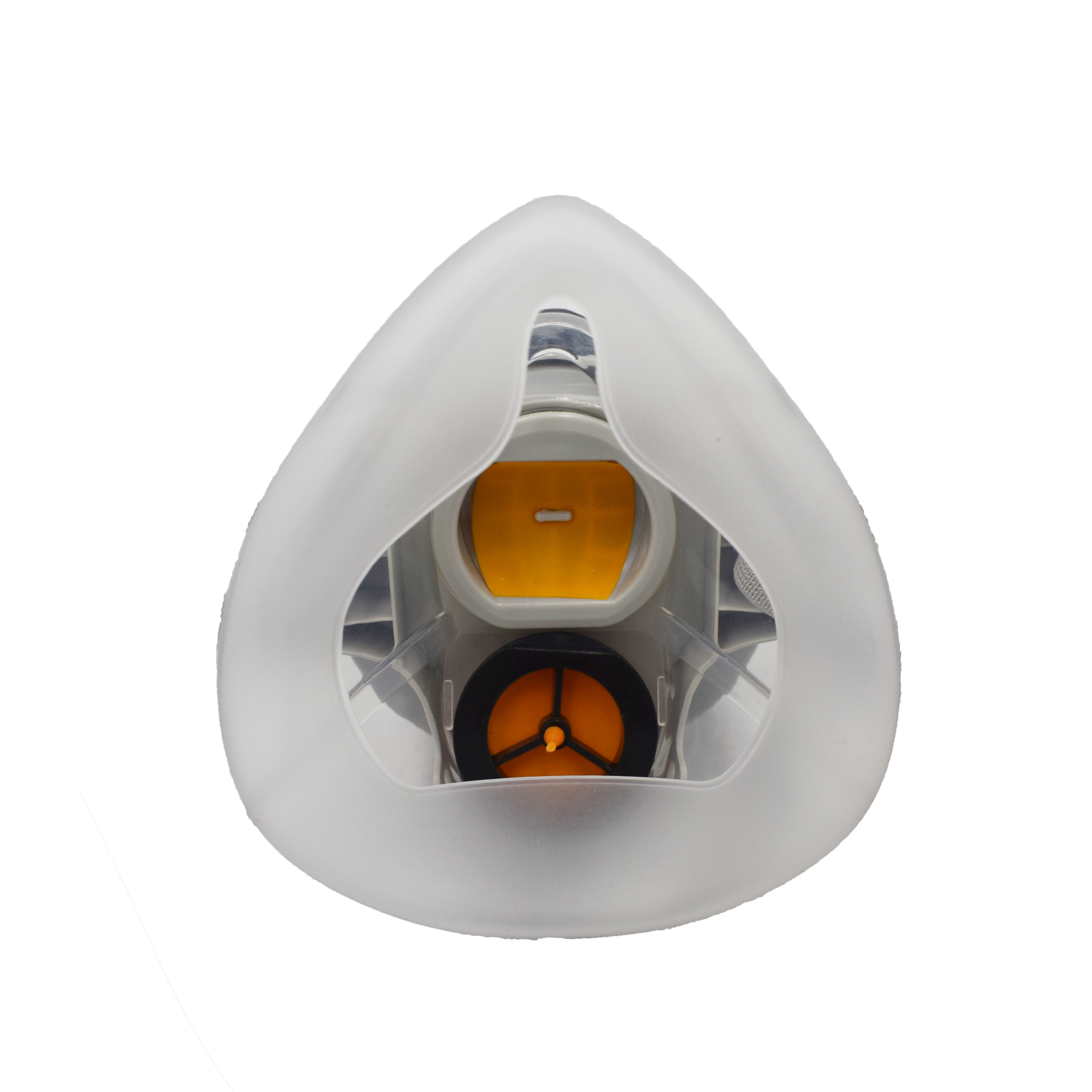 Silicone gas half mask